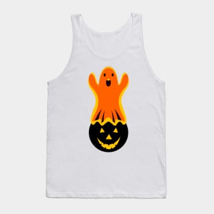 Funny Pumpkins Ghost Halloween Tank Top